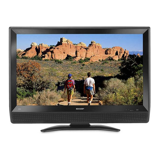 Sharp 45D40U - LC - 45" LCD TV Service Manual