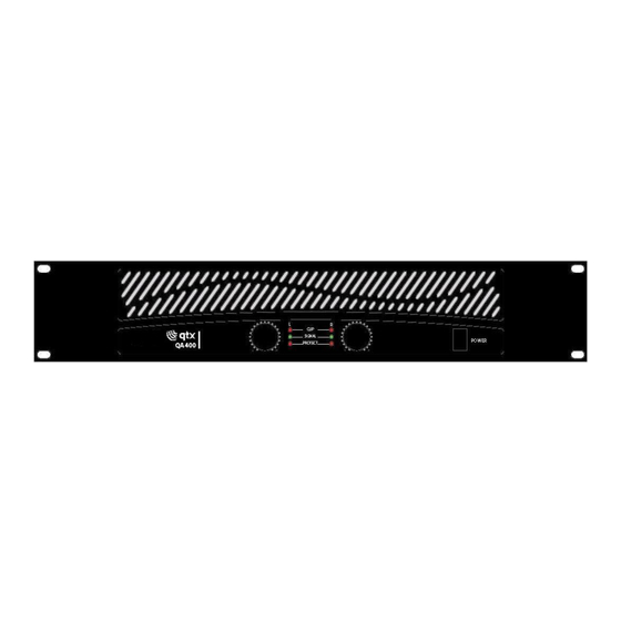 Qtx QA400 User Manual