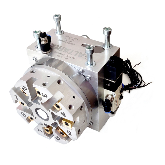 Altaros AUTOMATIC TURRET TOOL HEAD FOR EIGHT TOOLS Instruction Manual
