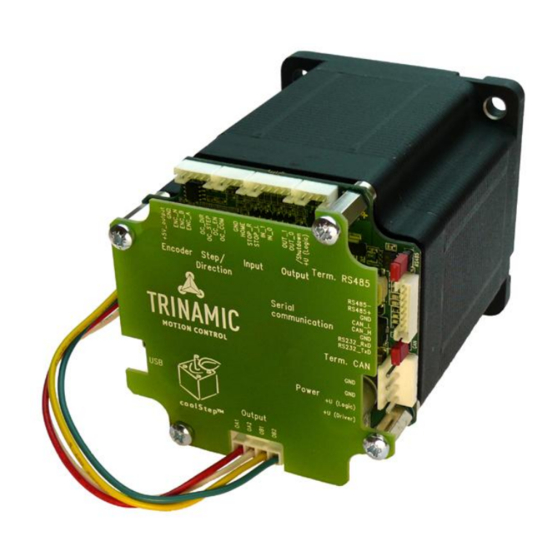 Trinamic CoolStep StallGuard2 TMCM-1180 Hardware Manual