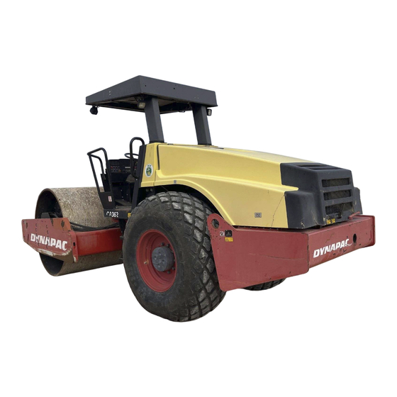Atlas Copco DYNAPAC CA362 Instruction Manual