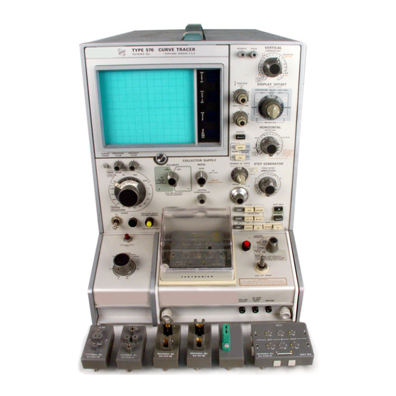 Tektronix CURVE-TRACER 576 Instruction Manual