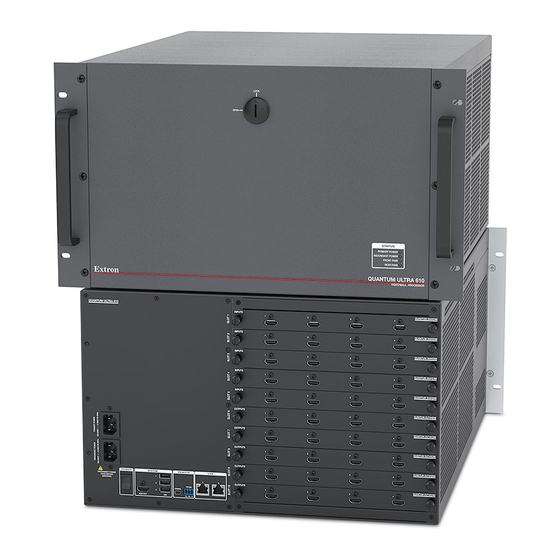 Extron electronics Quantum Ultra Series Setup Manual