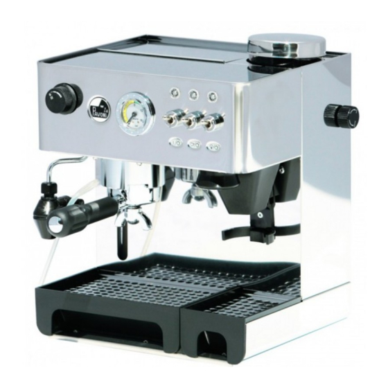 La Pavoni Domus Bar Operating Instructions Manual