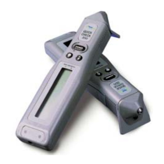 Hand Held Products Quick Check 200 Series User Manual
