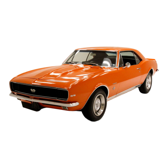Chevrolet Chevelle 1967 Overhaul Manual