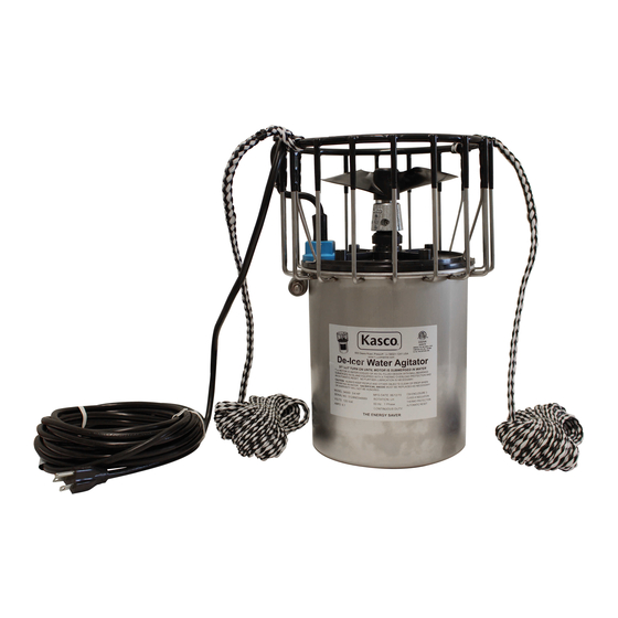 Kasco De-Icer 3400ED Owner's Manual