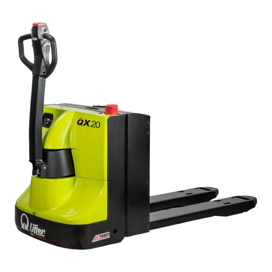 Lifter QX 20 EVO Use And Maintenance Manual