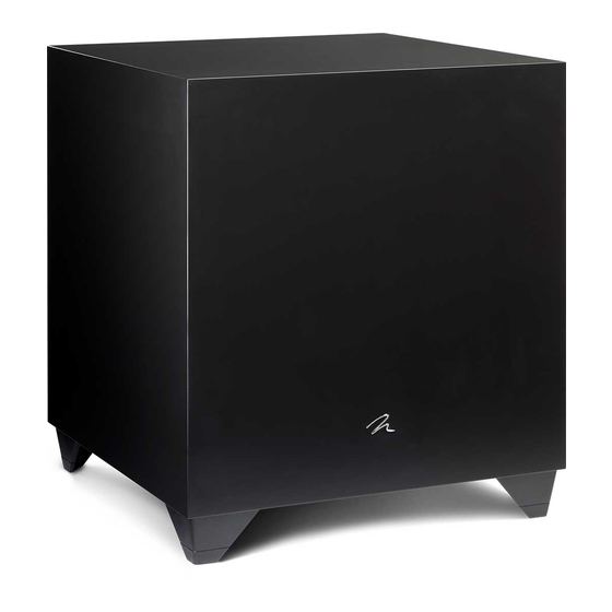 MartinLogan Dynamo User Manual