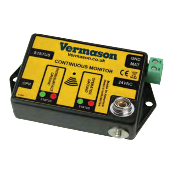 Vermason 222605 Operation, Installation And Maintenance Instructions