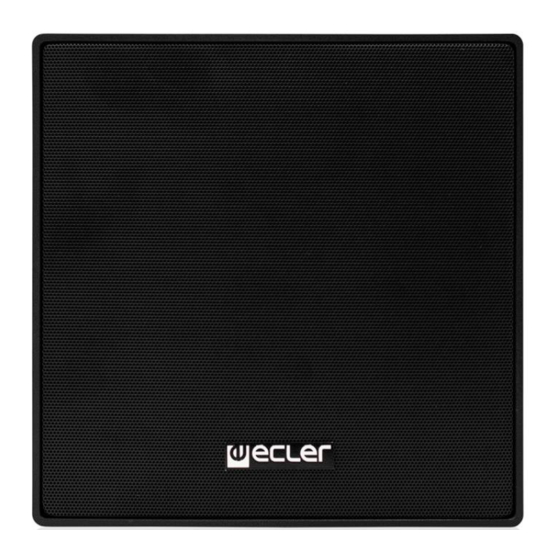 Ecler eAM106WH User Manual