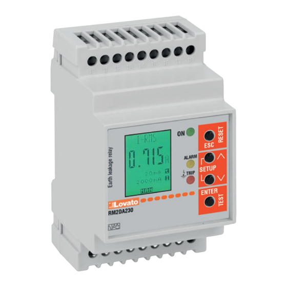 LOVATO ELECTRIC RM2DA230 Instruction Manual