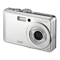 Samsung L830 - Digital Camera - Compact User Manual