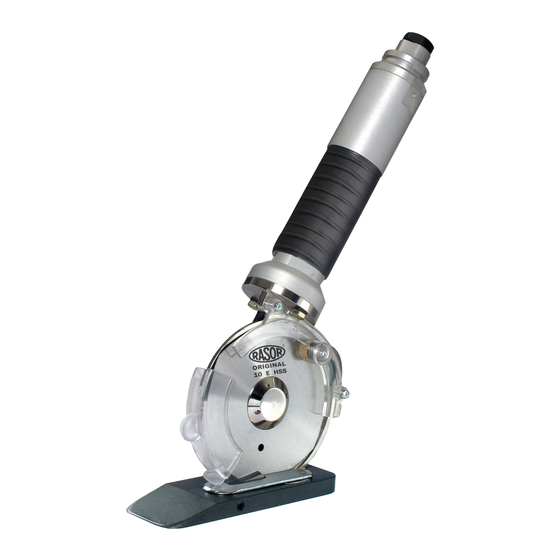 User Manuals: RASOR FP100 Pneumatic Cutting Unit