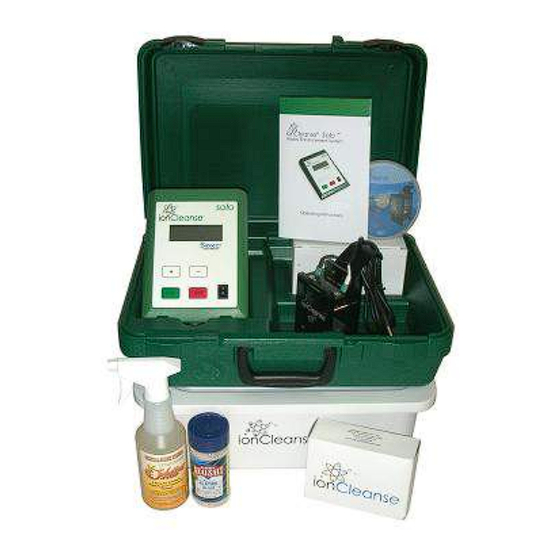 AMD IonCleanse Solo Operating Instructions Manual
