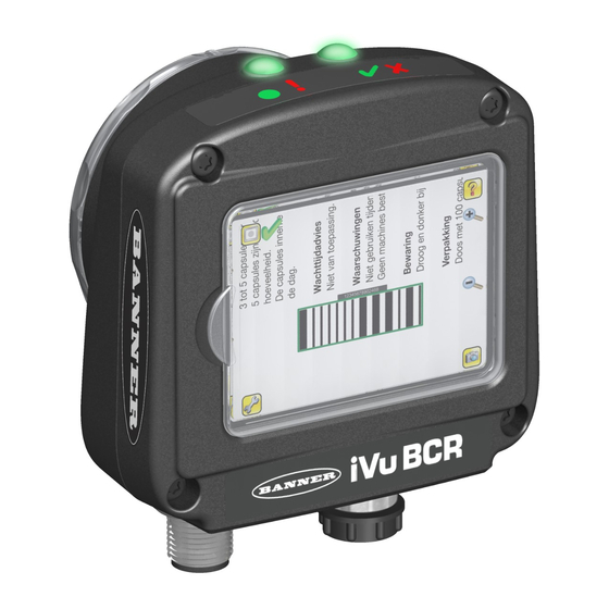 Banner iVu Series Vision Sensor Manuals