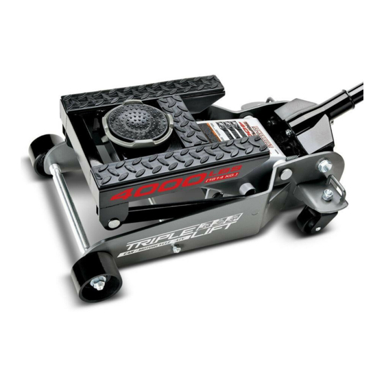 Powerbuilt Triple Lift 620422 Operating And Maintenance Instruction Manual