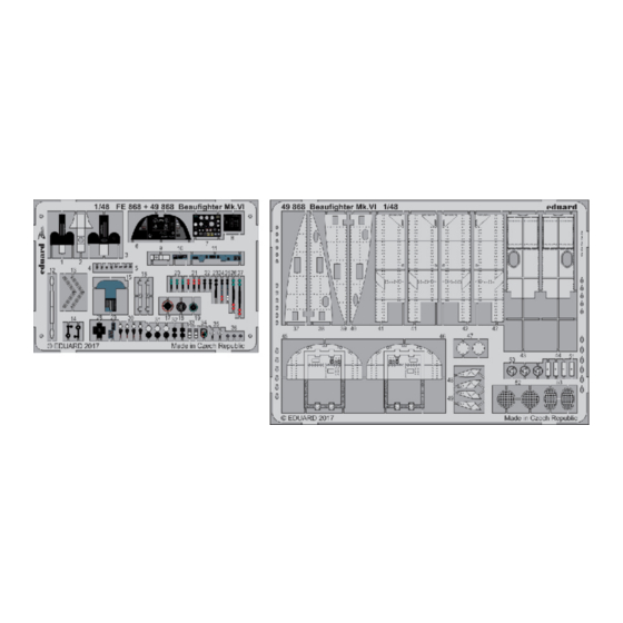 Eduard Beaufighter Mk.VI 1/48 Quick Start Manual