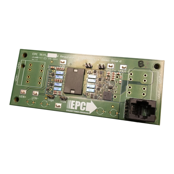 User Manuals: EPC 9115 Evaluation Board Devices