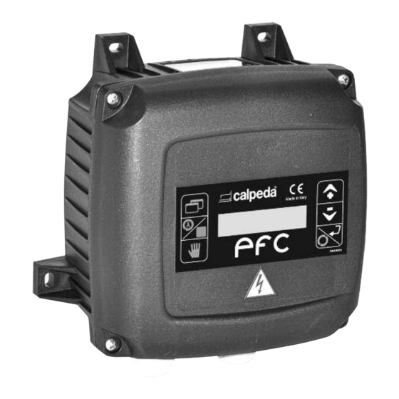 Calpeda PFC-M Series Operating Instructions Manual
