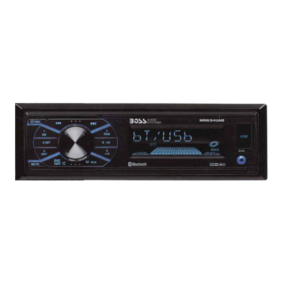 Boss MR634UAB User Manual