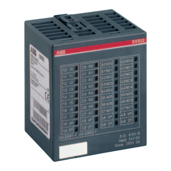 ABB DX522 Installation Instructions