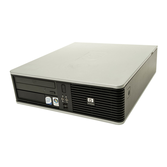 Compaq dc7800 - Convertible Minitower PC Installation Manual