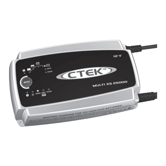 CTEK MULTI XS 25000 User Manual