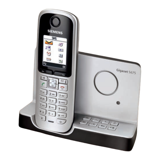 Siemens Gigaset S670 User Manual