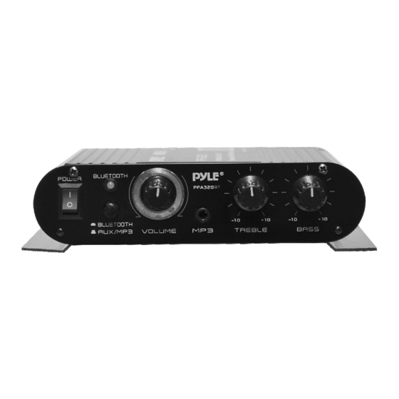 Pyle PFA320BT User Manual