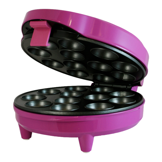 Gourmet Gadgetry CAKE POP MAKER User Manual