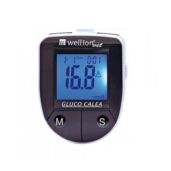 WellionVet GLUCO CALEA Owner's Manual