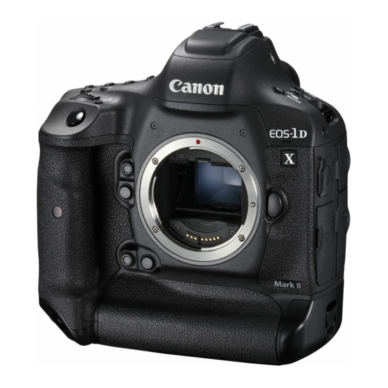 Canon EOS-1DX MARK II Settings Manual