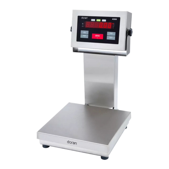 Doran Scales 4300 Instruction Manual