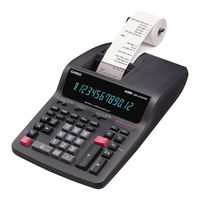 Casio DR T120 - Thermal Printing Calculator Specifications