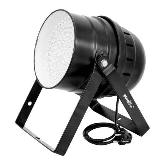 EuroLite LED PAR-56 RGB Spot User Manual