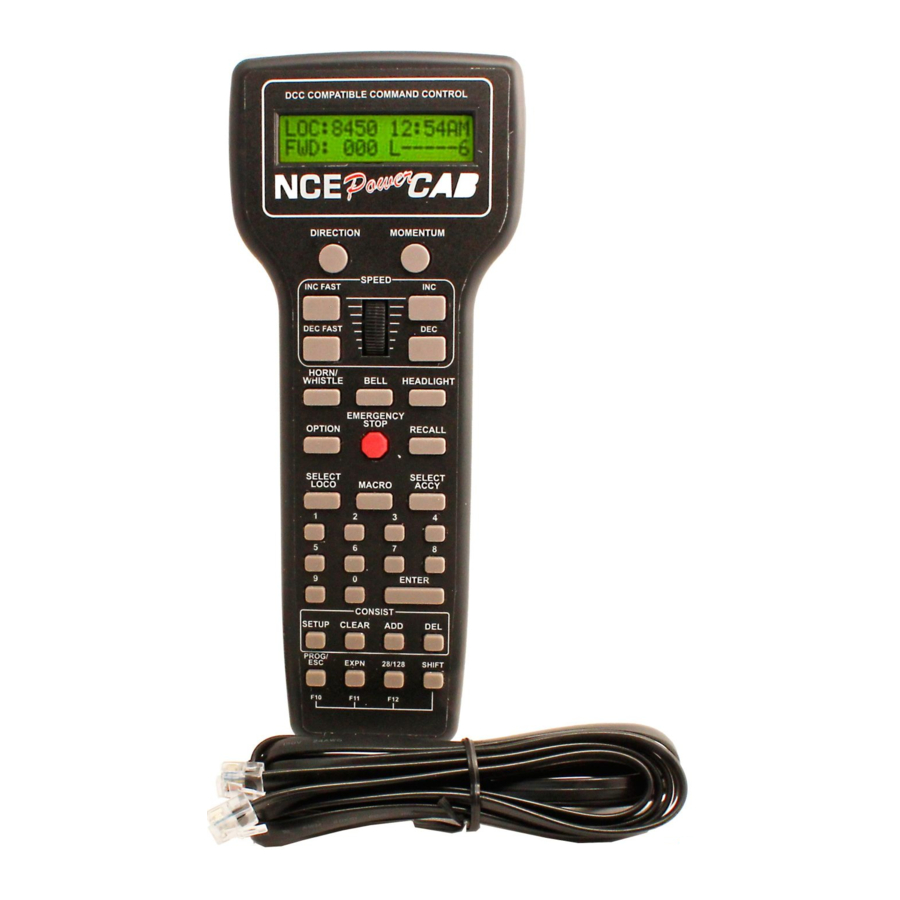 NCE Power Cab Manual