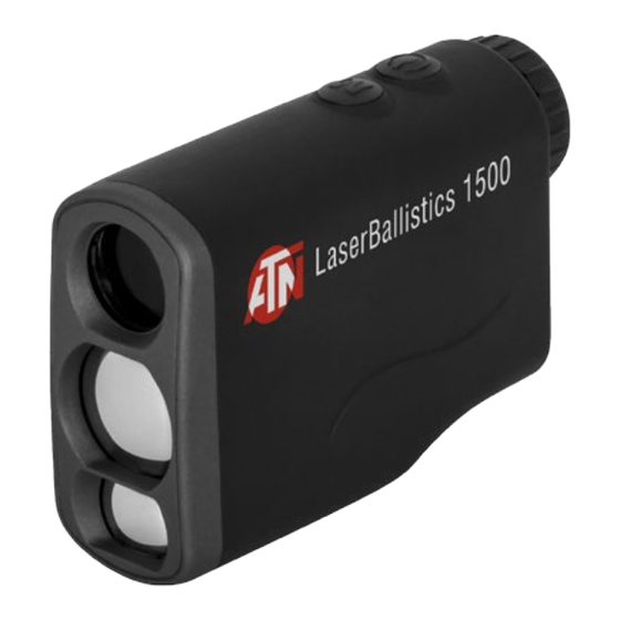 ATN LaserBallistics 1000 Rangefinder Manuals