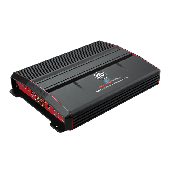 DB Drive SA600.4 User Manual