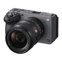 Sony FX3 Startup Manual