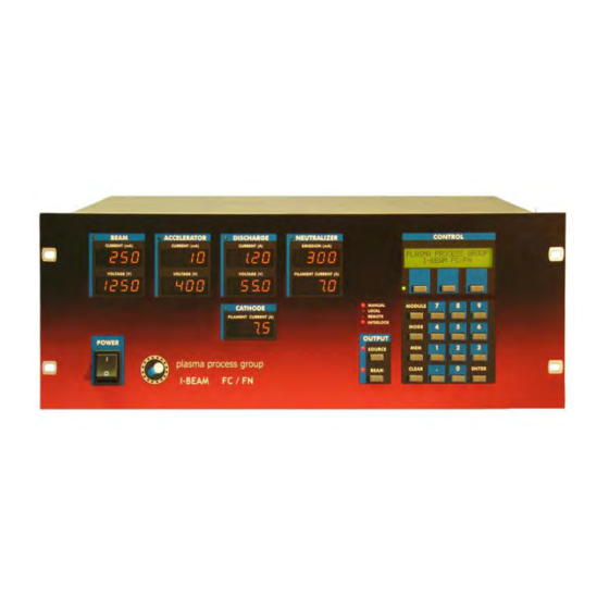Plasma IBEAM FC Manuals