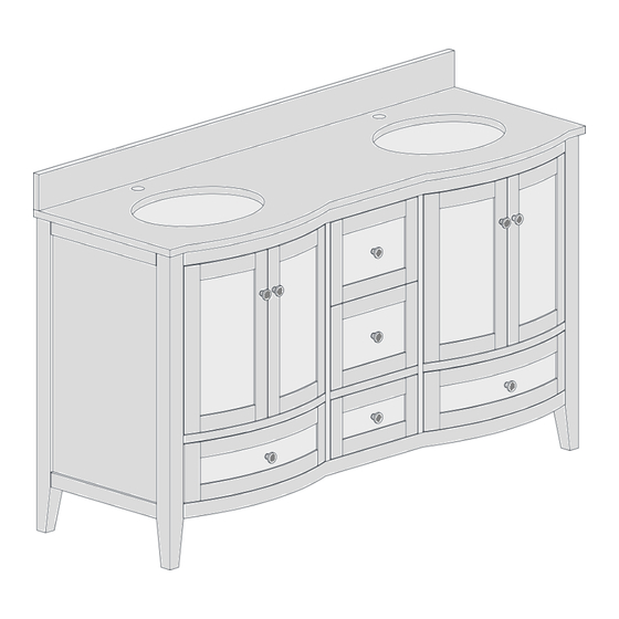 Home Decorators Collection LENNOX 21037-VS61C-WT Assembly Instructions Manual