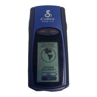 Cobra GPS100 Operating Instructions Manual