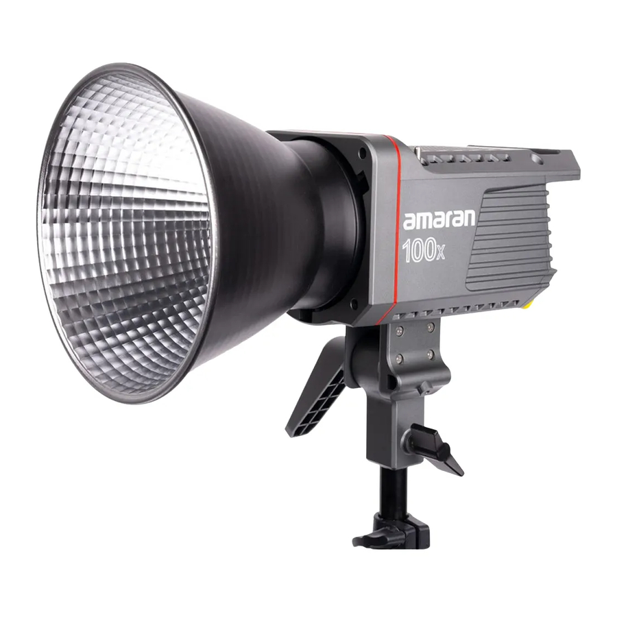 Aputure Amaran 100x - Lighting Equipment Manual