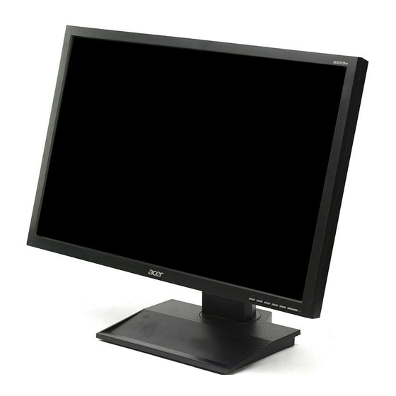 Acer V223W Manuals