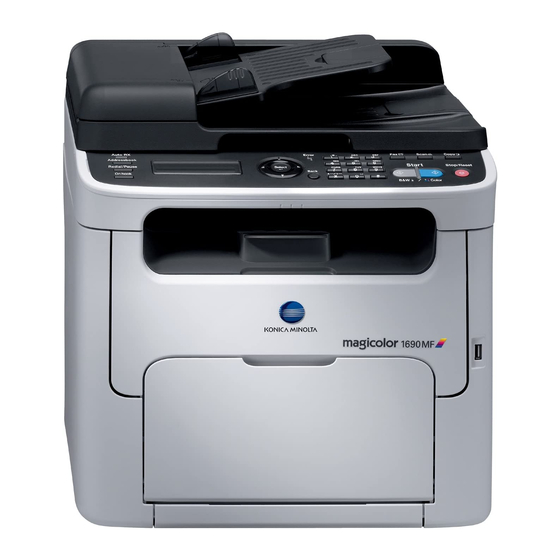 Konica Minolta magicolor 1690MF Reference Manual