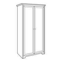 IKEA ASPELUND WARDROBE W/ 2 DOORS Instructions Manual