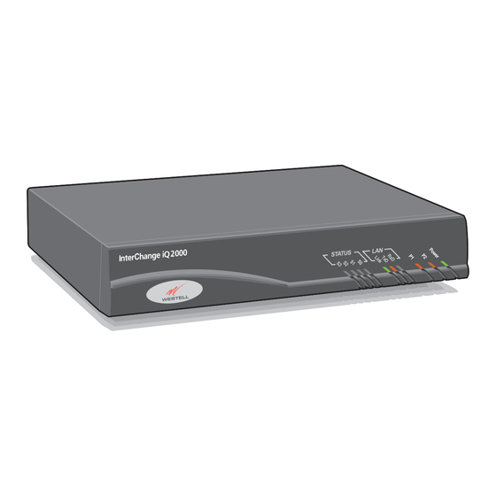 User Manuals: Westell Interchange iQ 2000 Gateway