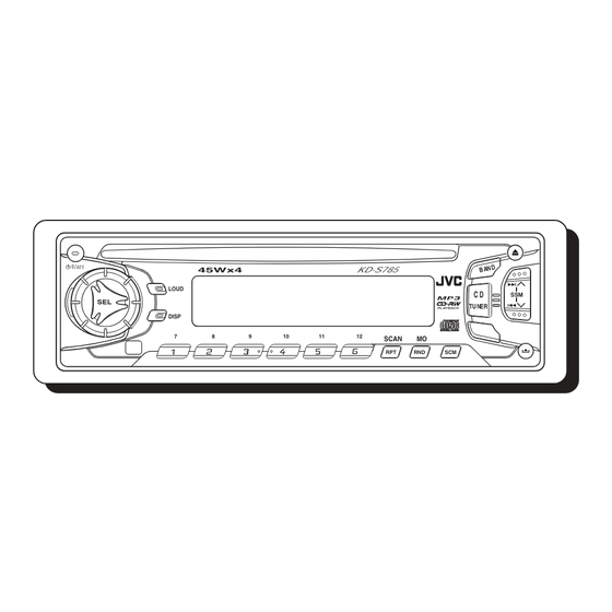 JVC KD-S785 Service Manual