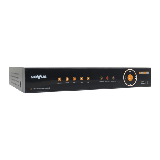 Novus NHDR-4M5304AHD User Manual